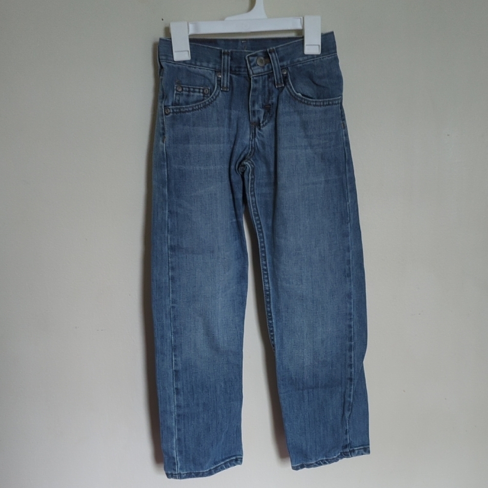 Lee Premium Select Straight Leg Jeans Adjustable Waist Cotton Boys Size 10 Slim